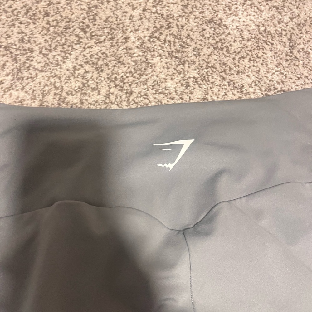 Gymshark Gray High-Waisted Leggings Size L | Stretch Athletic Workout Pants - Picture 4 of 8